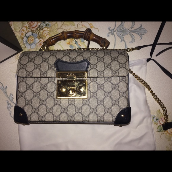 PADLOCK GG SMALL BAMBOO SHOULDER BAG! BRAND NEW!!! - Picture 11 of 15